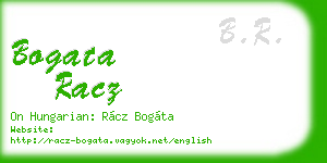 bogata racz business card